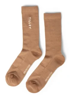 Tilley Merino Outdoor Sock In Camel