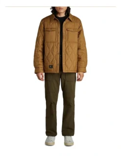 Tilley Quilted Shirt Jacket In Mustard -Myer Clothing Shop 941538610 4 720x928