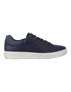 ECCO Soft 7 Contrast Heel Sneakers In Navy 9 ECCO Soft 7 Contrast Heel Sneakers In Navy -Myer Clothing Shop 941553550 4 720x928