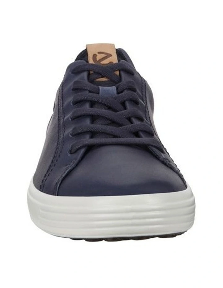 ECCO Soft 7 Contrast Heel Sneakers In Navy 6 ECCO Soft 7 Contrast Heel Sneakers In Navy - Image 6