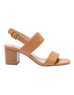 Hayley Sandals In Tan Leather