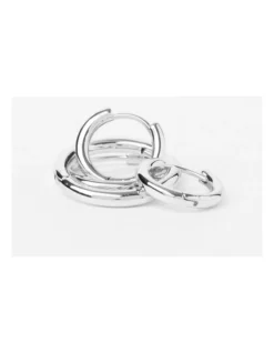 Click Hoop 2pk In Silver -Myer Clothing Shop 941576950 3 1 720x928