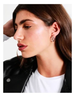 Click Hoop 2pk In Silver -Myer Clothing Shop 941576950 4 1 720x928