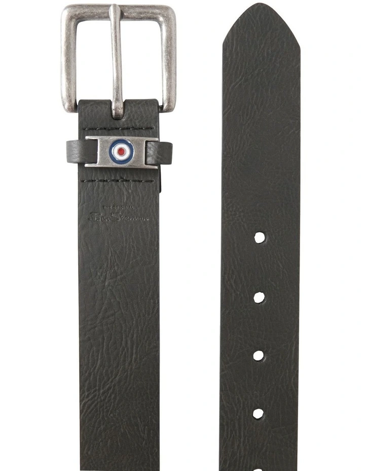 Ben Sherman Pin Buckle Belt In Black 1 Ben Sherman Pin Buckle Belt In Black