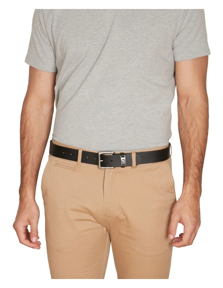 Ben Sherman Pin Buckle Belt In Black 4 Ben Sherman Pin Buckle Belt In Black - Image 4