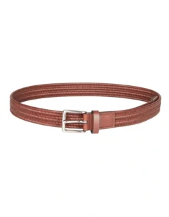 Van Heusen Woven Stretch Belt In Tan 6 Van Heusen Woven Stretch Belt In Tan -Myer Clothing Shop 941605390 3 720x928