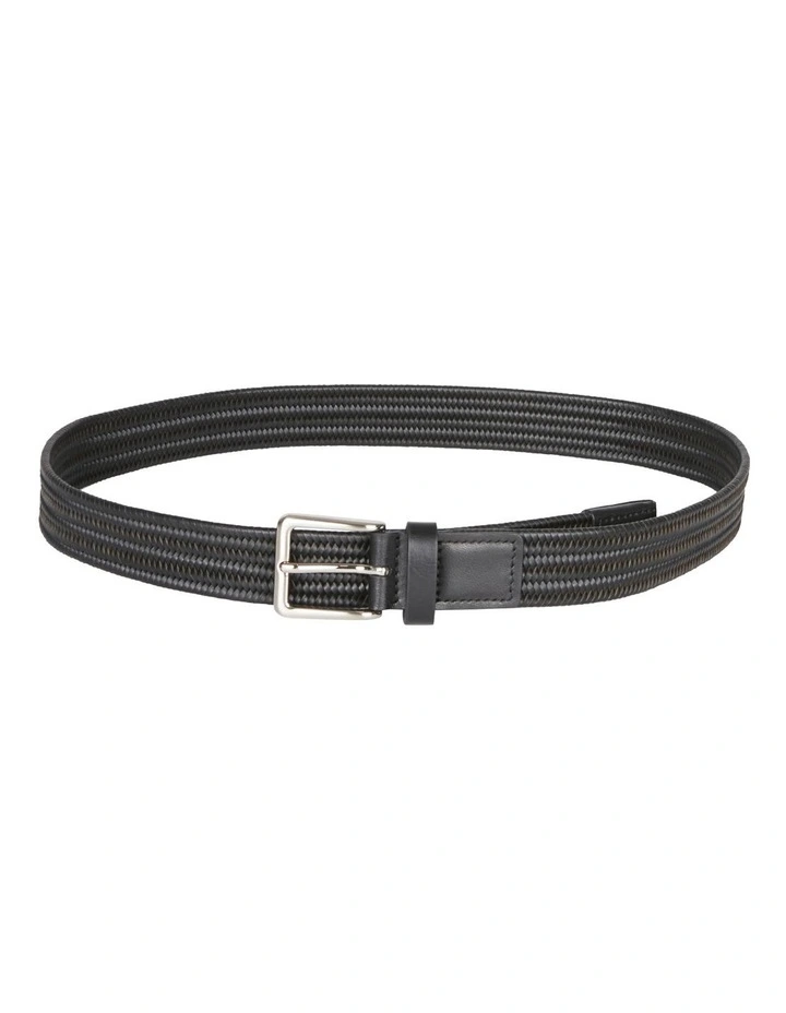 Van Heusen Woven Stretch Belt In Black 3 Van Heusen Woven Stretch Belt In Black - Image 3