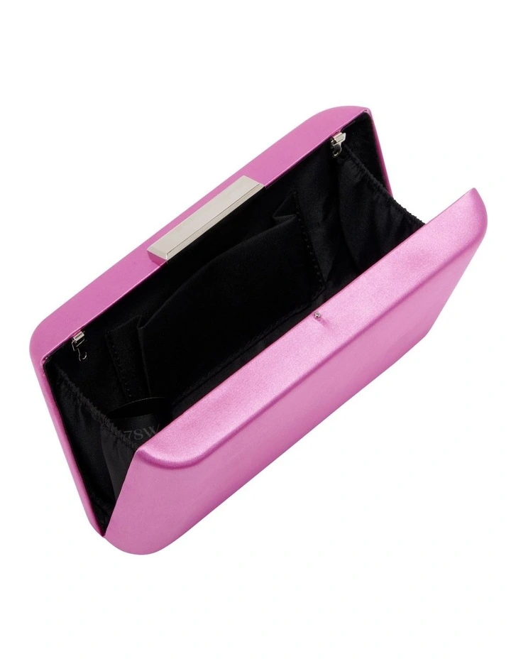 Sauci Hardcase Clutch In Magenta 4 Sauci Hardcase Clutch In Magenta - Image 4