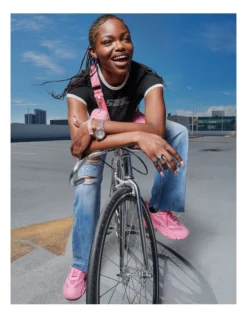 Steve Madden Possesion Sneakers In Hot Pink -Myer Clothing Shop 941778460 6 720x928