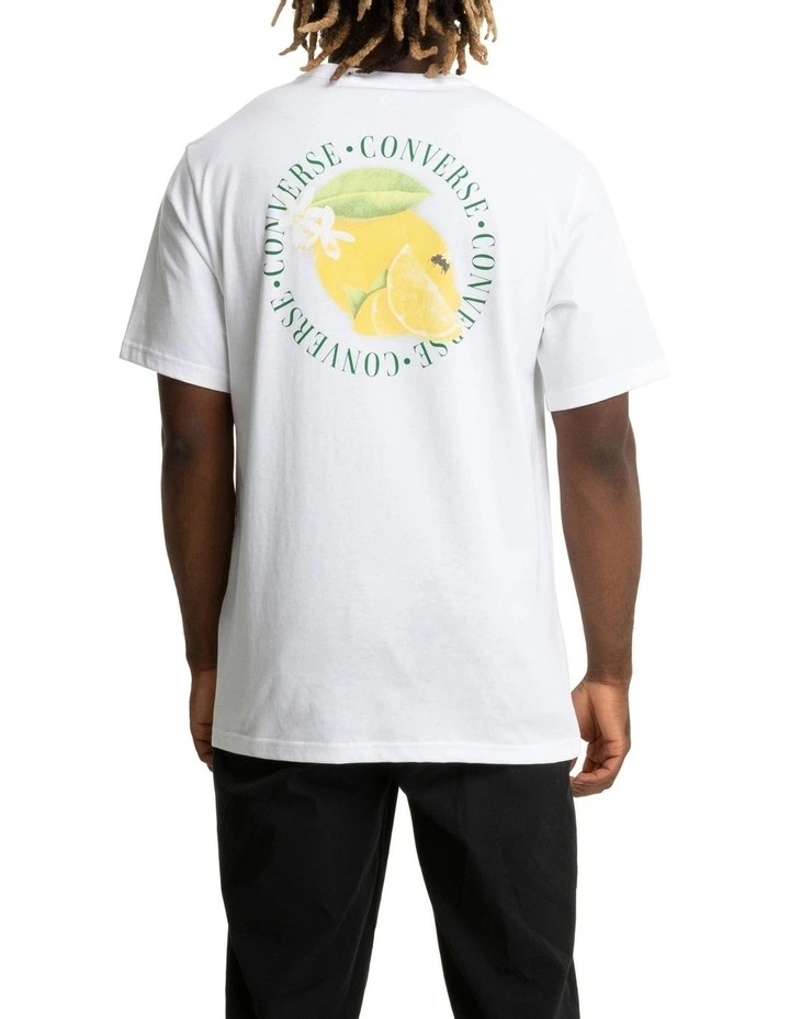 Converse Fresh Lemon Graphic Tee In White 2 Converse Fresh Lemon Graphic Tee In White - Image 2