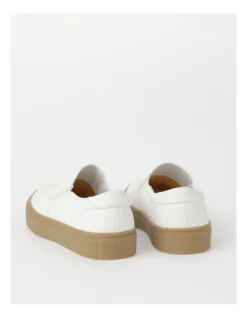Leslie Cup Sole Slip On Slip On In White -Myer Clothing Shop 941925070 3 720x928