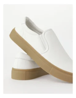 Leslie Cup Sole Slip On Slip On In White -Myer Clothing Shop 941925070 6 720x928