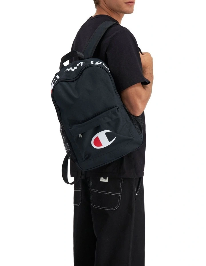 Champion Medium Backpack In Black 6 Champion Medium Backpack In Black - Image 6