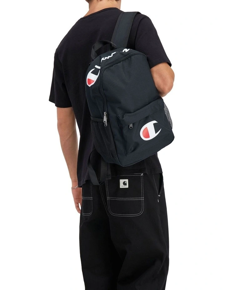 Champion Medium Backpack In Black 7 Champion Medium Backpack In Black - Image 7