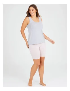Bamboo Anti Chafe Crop Short In Pale Blush -Myer Clothing Shop 942036400 3 720x928