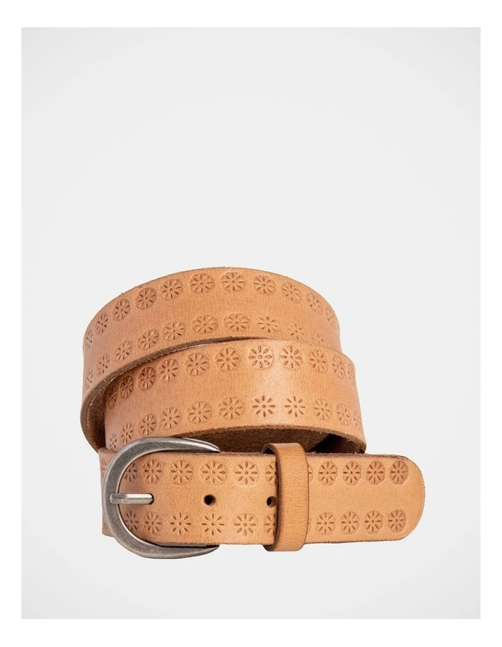 Bankstown Leather Belt In Natural 1 Bankstown Leather Belt In Natural