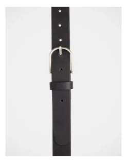 Basque Maddy Leather Belt In Black -Myer Clothing Shop 942088240 3 1 720x928