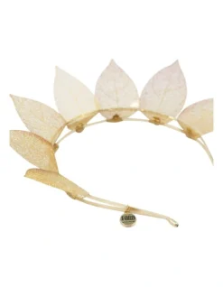 Aki Metallic Leaves On Double Headband In Gold -Myer Clothing Shop 942112990 3 720x928