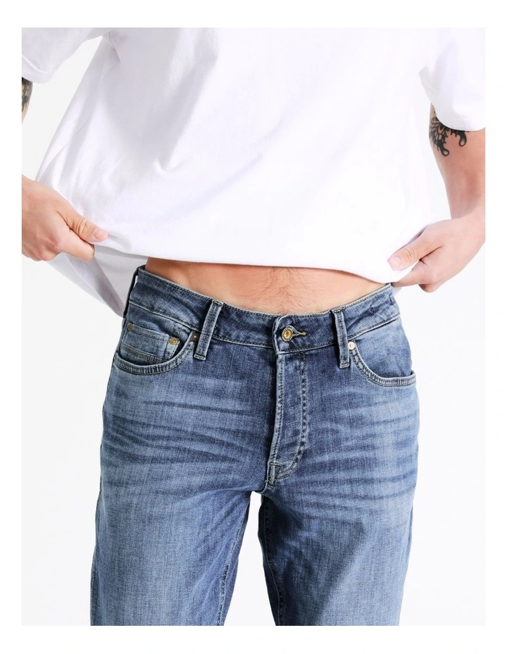 Jack & Jones Tim Vintage 097 Jeans In Blue Denim 6 Jack & Jones Tim Vintage 097 Jeans In Blue Denim - Image 6