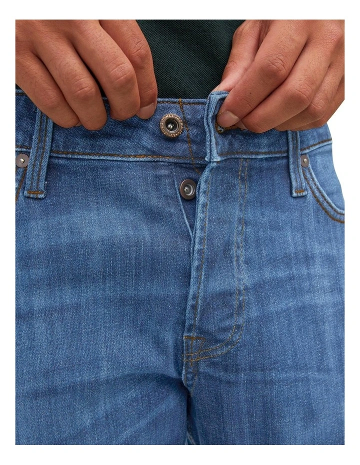 Jack & Jones Tim Vintage 097 Jeans In Blue Denim 4 Jack & Jones Tim Vintage 097 Jeans In Blue Denim - Image 4