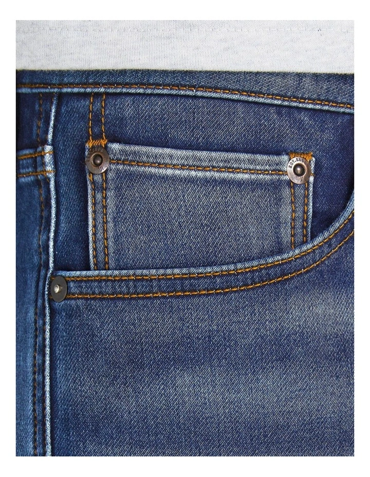 Jack & Jones Rick Icon 835 Shorts In Blue Denim 4 Jack & Jones Rick Icon 835 Shorts In Blue Denim - Image 4