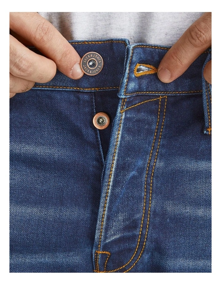 Jack & Jones Rick Icon 835 Shorts In Blue Denim 5 Jack & Jones Rick Icon 835 Shorts In Blue Denim - Image 5