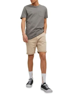 Jack & Jones Rick Icon Coloured Denim Shorts In Oxford Tan 7 Jack & Jones Rick Icon Coloured Denim Shorts In Oxford Tan -Myer Clothing Shop 942149170 3 720x928