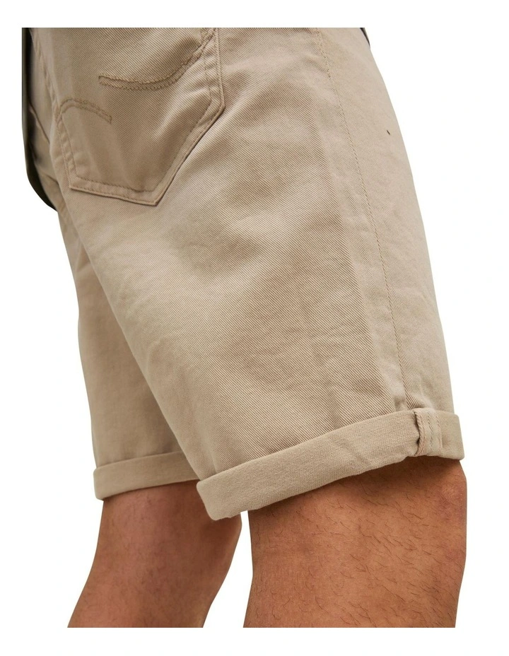 Jack & Jones Rick Icon Coloured Denim Shorts In Oxford Tan 5 Jack & Jones Rick Icon Coloured Denim Shorts In Oxford Tan - Image 5