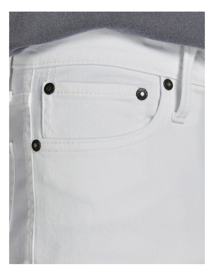 Jack & Jones Rick Icon Coloured Denim Shorts In White 5 Jack & Jones Rick Icon Coloured Denim Shorts In White - Image 5