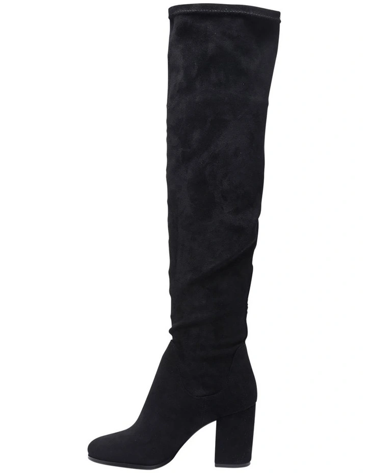 Yates Boots In Black Micro 3 Yates Boots In Black Micro - Image 3