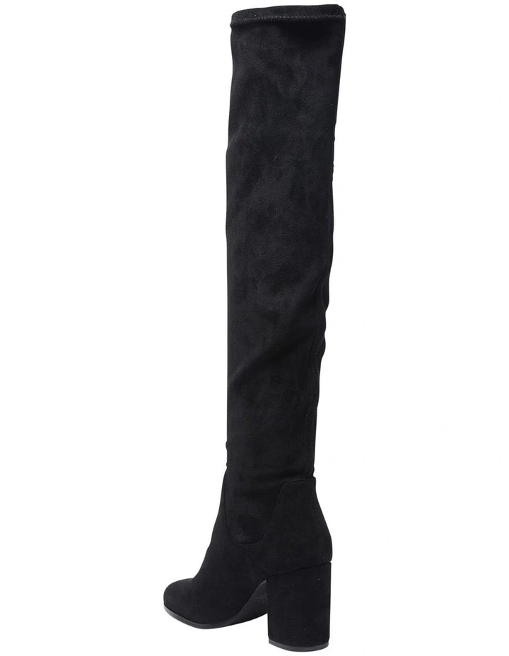 Yates Boots In Black Micro 6 Yates Boots In Black Micro - Image 6