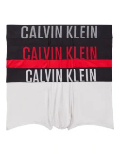 Calvin Klein Intense Power Low Rise Micro Trunks 3 Pack In Multi