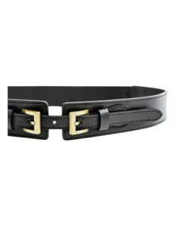 London Mood Leather Tie Belt In Black -Myer Clothing Shop 942275710 5 1 720x928