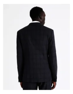 Tailored Check Suit Jacket In Navy 7 Tailored Check Suit Jacket In Navy -Myer Clothing Shop 942283450 6 720x928