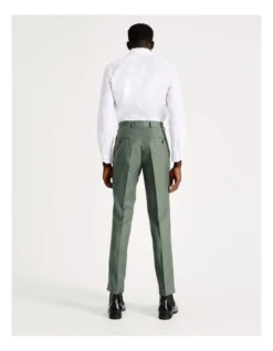 Slim Marle Herringbone Suit Pant In Olive 11 Slim Marle Herringbone Suit Pant In Olive -Myer Clothing Shop 942283720 5 2 720x928