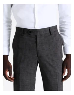Tailored Prince Of Wales Check Suit Pant In Charcoal 7 Tailored Prince Of Wales Check Suit Pant In Charcoal -Myer Clothing Shop 942284530 4 720x928