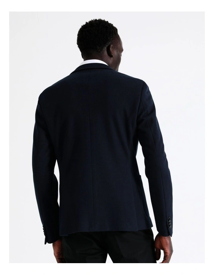 Pique Knit Blazer In Navy 5 Pique Knit Blazer In Navy - Image 5