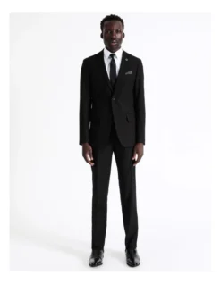 Tailored Twill Suit Jacket In Black 8 Tailored Twill Suit Jacket In Black -Myer Clothing Shop 942327100 3 1 720x928