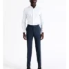 Slim Sharkskin Suit Pant In Blue