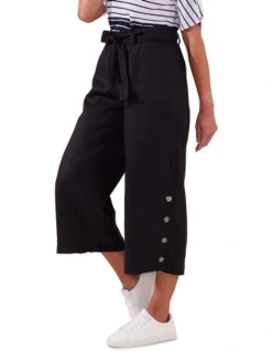 Button Up Culotte In Black -Myer Clothing Shop 942513850 3 720x928
