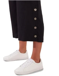 Button Up Culotte In Black -Myer Clothing Shop 942513850 4 720x928