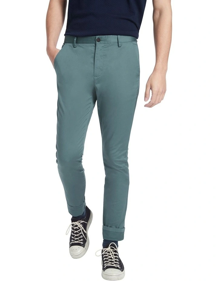 Baltic Chino In Washed Teal 1 Baltic Chino In Washed Teal