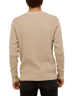 Brooksfield Crew Neck Knit Sweater In Beige 6 Brooksfield Crew Neck Knit Sweater In Beige -Myer Clothing Shop 943185340 3 720x928