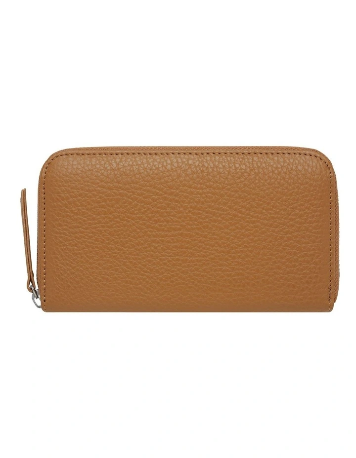 Yet To Come Zip Around Wallet In Tan 2 Yet To Come Zip Around Wallet In Tan - Image 2