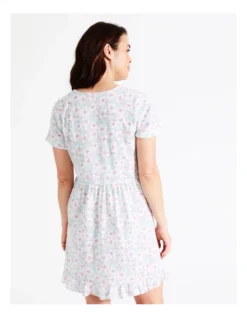 SOHO Knit Short Sleeve Nightie In Mint -Myer Clothing Shop 943343650 7 720x928