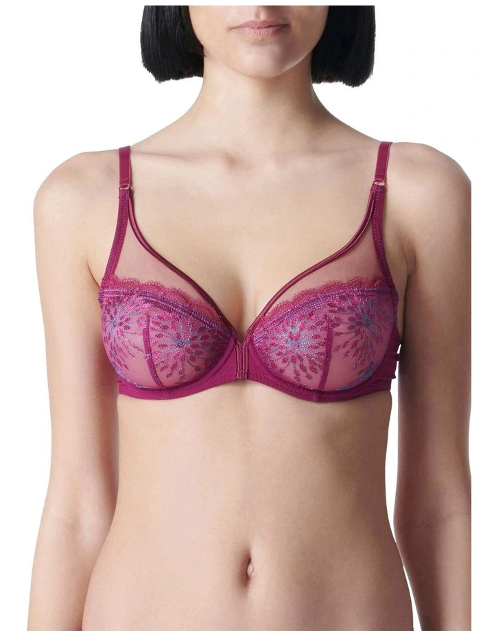 Simone Perele Singuliere Full Cup Plunge Bra Purple 2 Simone Perele Singuliere Full Cup Plunge Bra Purple - Image 2