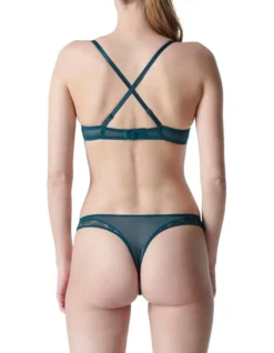 Simone Perele Utopia Triangle Push Up Bra In Green -Myer Clothing Shop 943447240 3 720x928