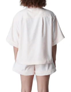 Simone Perele Caprice Short Sleeve Shirt In Baby Pink 6 Simone Perele Caprice Short Sleeve Shirt In Baby Pink -Myer Clothing Shop 943447960 3 720x928