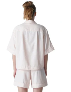 Simone Perele Caprice Short Sleeve Shirt In Baby Pink 7 Simone Perele Caprice Short Sleeve Shirt In Baby Pink -Myer Clothing Shop 943447960 4 720x928