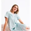 SOHO Mid Length Nightie In Teal